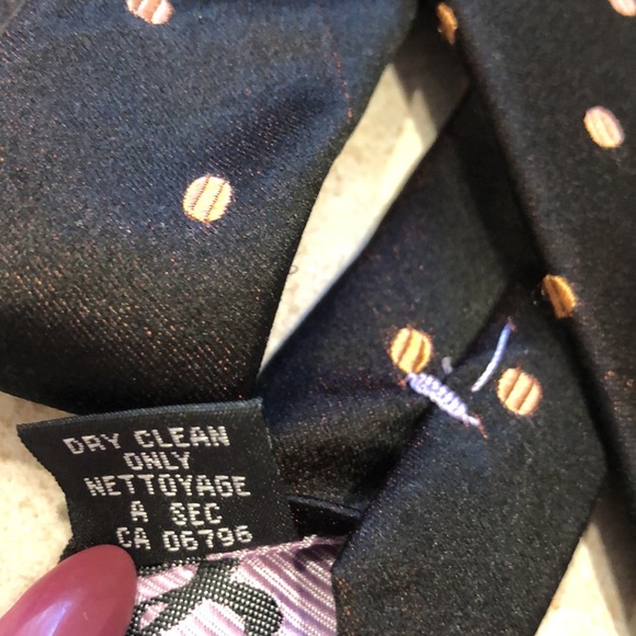 Men’s Pura Seta Velvet Ego Silk Tie - Picture 8 of 12